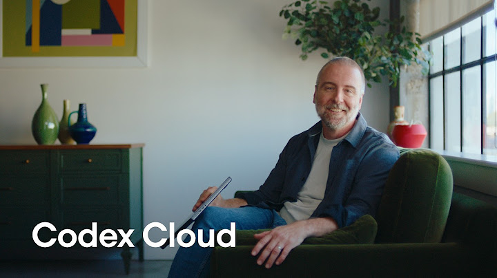 Обложка официального видео: Close your laptop with Codex Cloud — работа продолжается в облаке